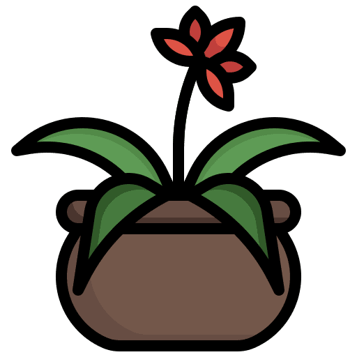 Urn plant flower pot exotic icon