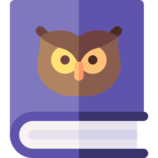 Book bird learn animal icon