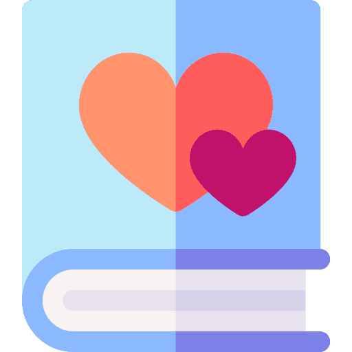 Book read romantic education icon
