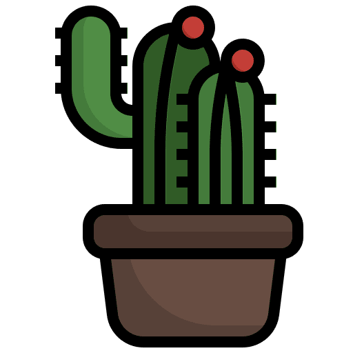 Cactus plant botanical farming and gardening icon Cactus plant botanical farming and gardening icon
