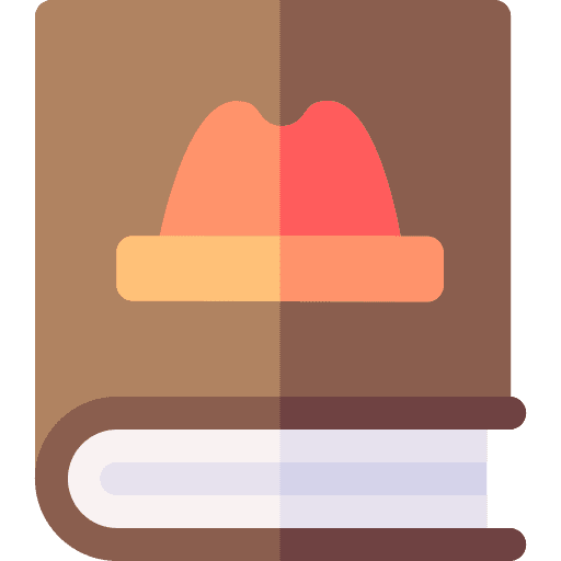 Book hat mafia read icon