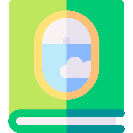 Travel guide landscape holidays tourism icon