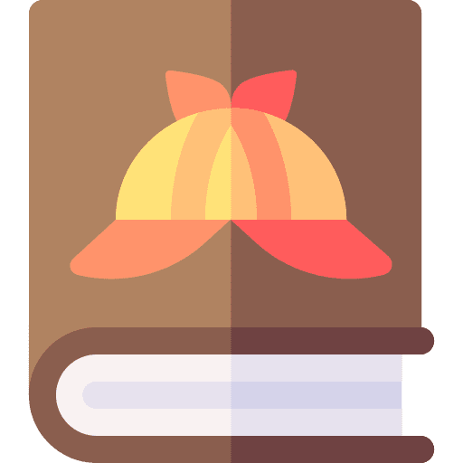 Book detective novel mistery icon