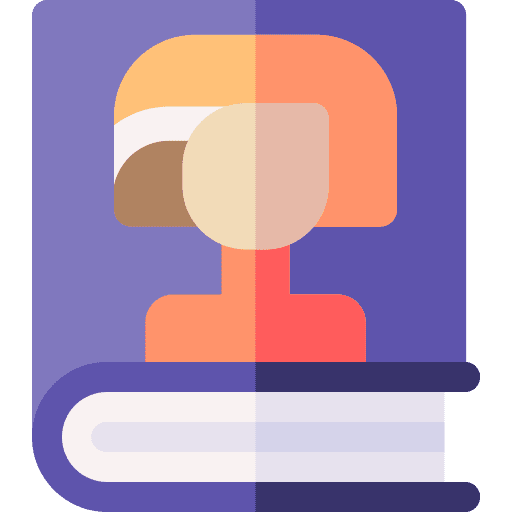 Book read learn biography icon