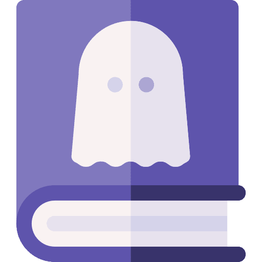 Book scary novel read icon