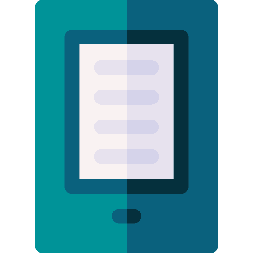 Electronic book online learning electronics tablet icon