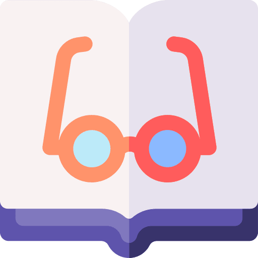 Glasses education book read icon