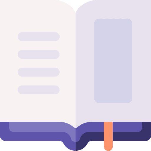 Open book study read education icon
