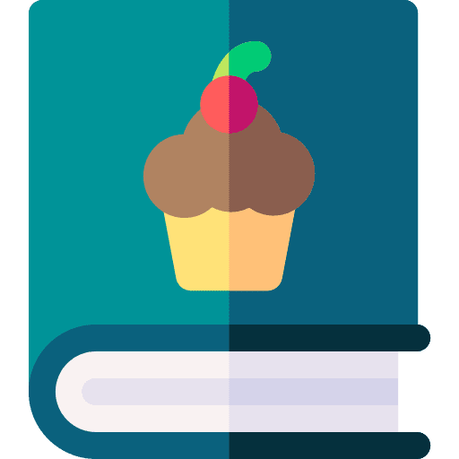 Recipe book food read gastronomy icon