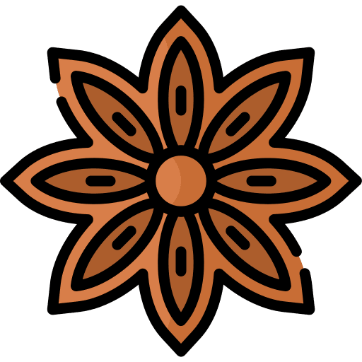 Anise plant nature food and restaurant icon Anise plant nature food and restaurant icon