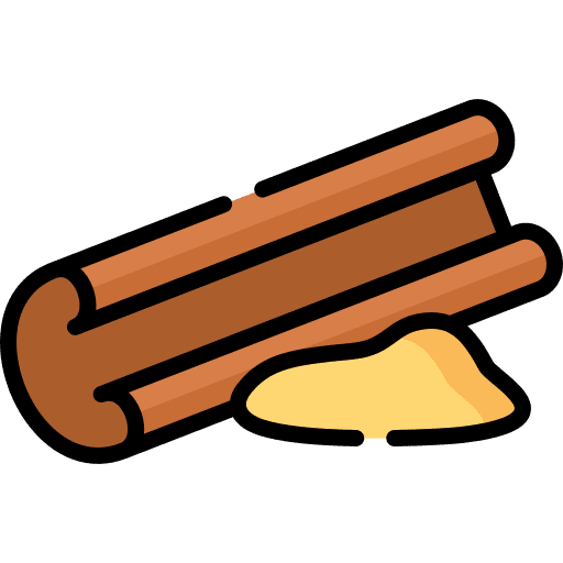 Cinnamon plant condiment food icon Cinnamon plant condiment food icon