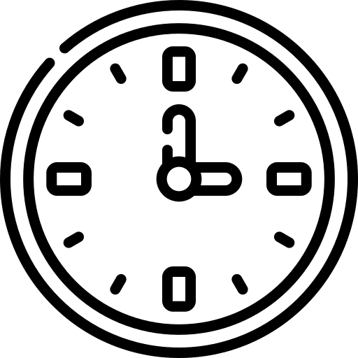 Clock interface clockwise process icon Clock interface clockwise process icon