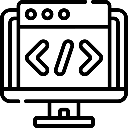 Coding technology symbols computer icon Coding technology symbols computer icon