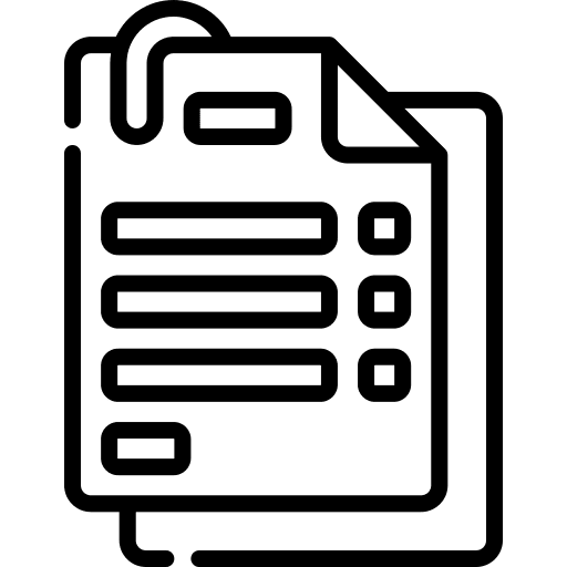 Notes paperclip appendix notes icon Notes paperclip appendix notes icon