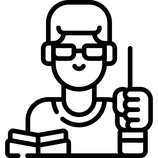 Teacher person education professor icon Teacher person education professor icon