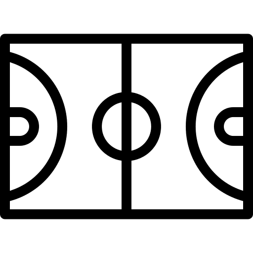 Basketball field tournament sports basketball field icon