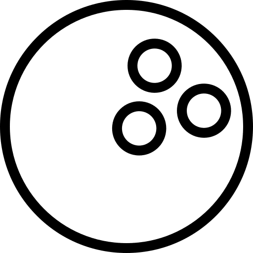 Bowling ball pin bowling ball sport equipment icon Bowling ball pin bowling ball sport equipment icon