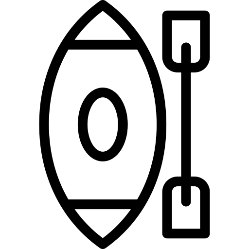 Canoe transportation kayak water icon Canoe transportation kayak water icon