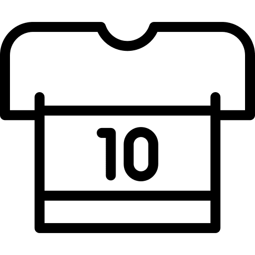 Tshirt fashion team sports jersey icon Tshirt fashion team sports jersey icon