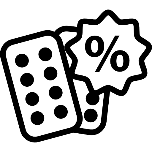 Drugs discount tablets pills discount icon