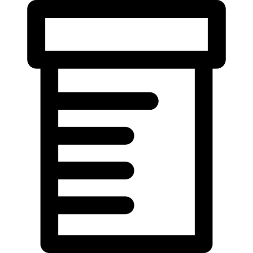 Drug pills container medicine drugs container icon