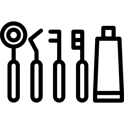 Dentist tools set set medical tool tools icon