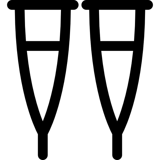 Medical tool outlined two outline icon