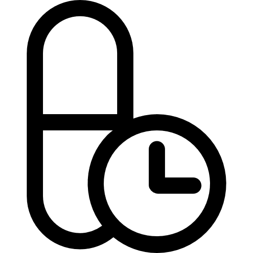 Time for medicine sign medicine and health medicines icon