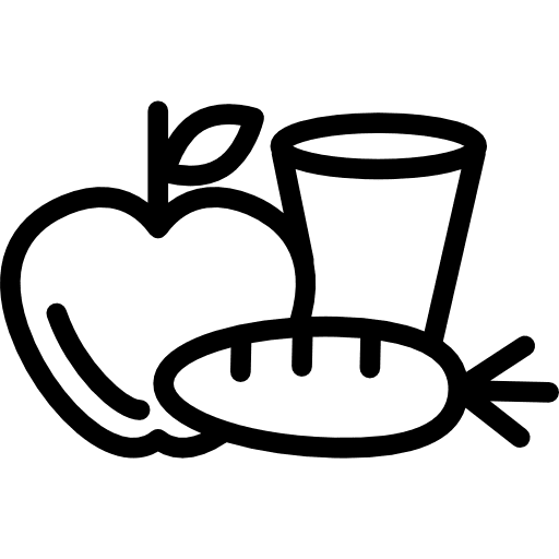 Vegetarian diet carrot vegetables foods icon