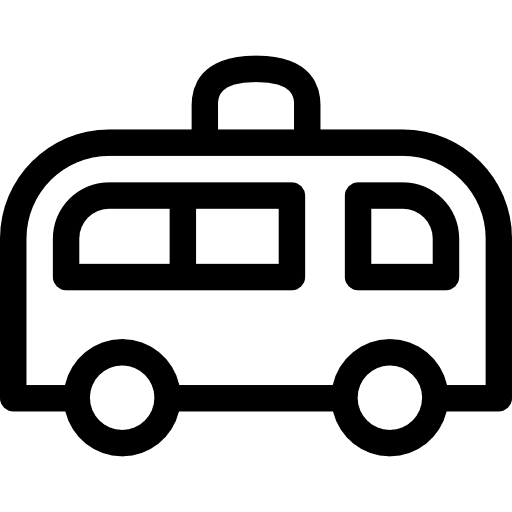 Ambulance red cross medical emergency icon