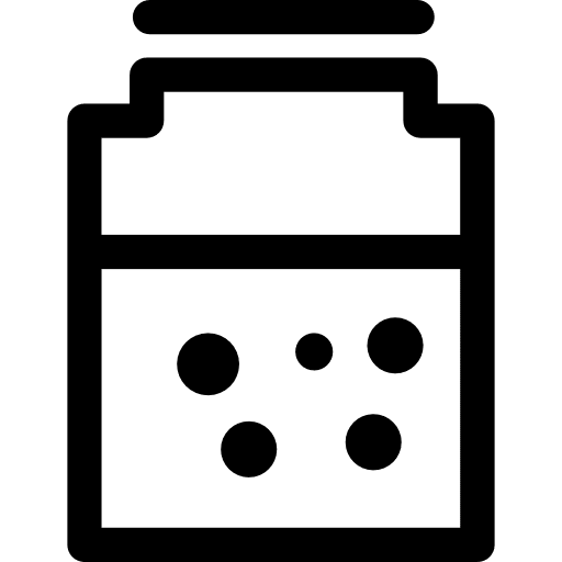 Medicine bottle medical checkup prescription icon