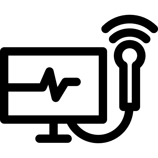 Heartbeats monitoring health heartbeats monitoring icon