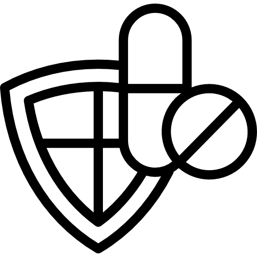 Immunity drugs pill medicine and health immunity icon