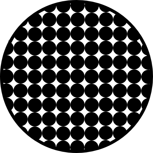 Circle with dots pattern circular shape circular dotted icon