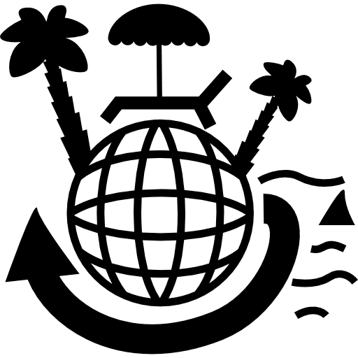 Earth paradise earth world paradise icon