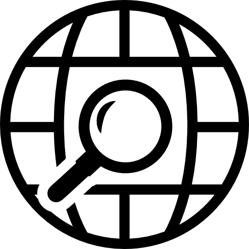 Searching on earth earth icons symbol interface icon