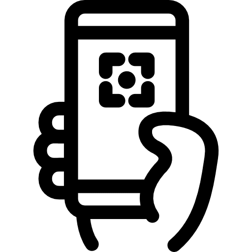 Camera technology smartphone photography icon