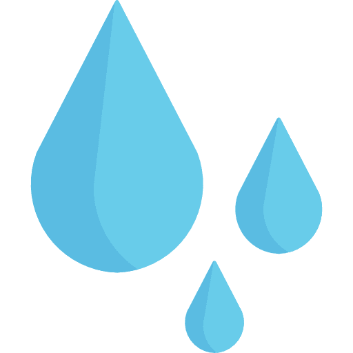 Drop water drop raindrop drops icon