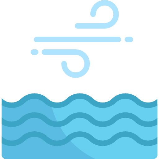 Calm wave river nature icon Calm wave river nature icon