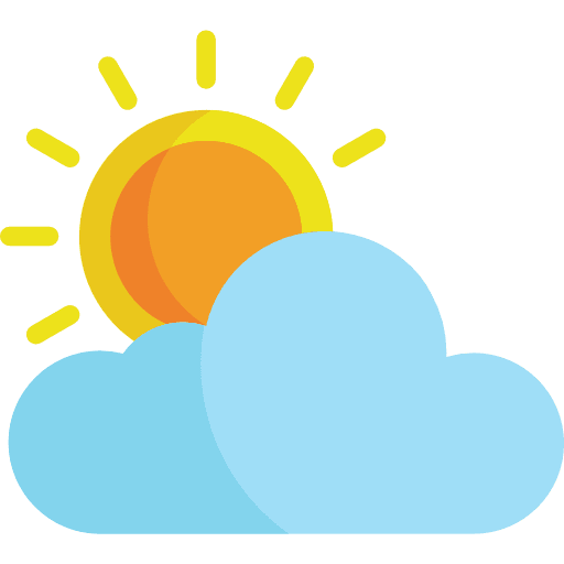 Cloudy atmospheric cloud computing clouds icon