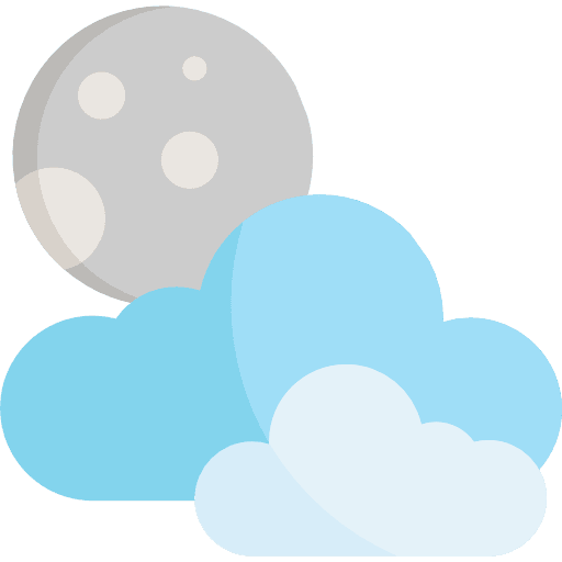 Moon meteorology forecast weather icon Moon meteorology forecast weather icon