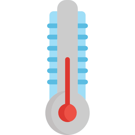 Temperature fahrenheit thermometer temperature icon