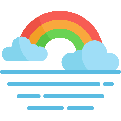 Rainbow rainbow atmospheric weather icon Rainbow rainbow atmospheric weather icon
