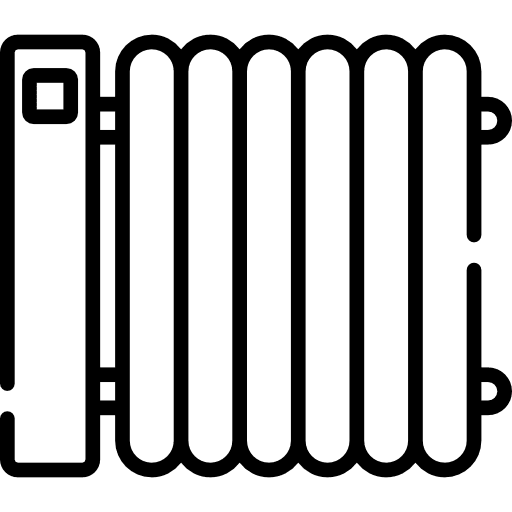 Heater hot electric heat icon