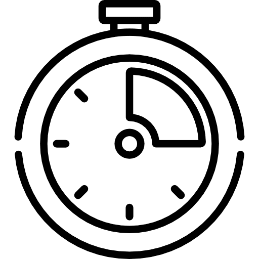 Stopwatch chrono interface time and date icon