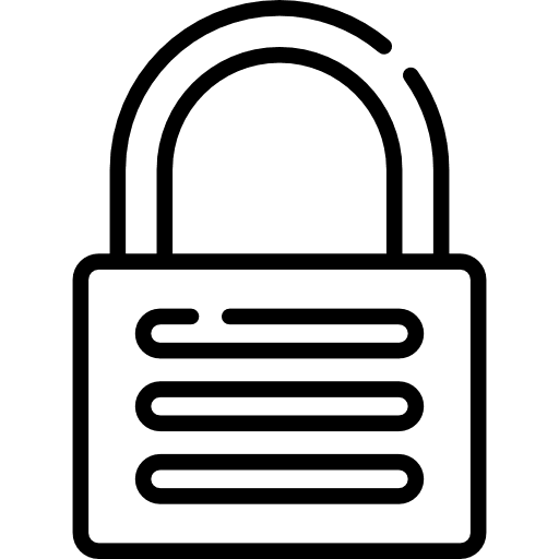 Padlock secure lock security icon