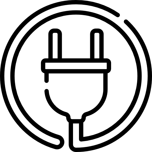 Plug power energy electronics icon