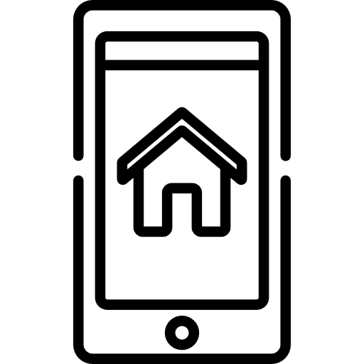 Smartphone cellphone touch screen mobile phone icon