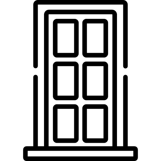 Door doorway exit door access icon