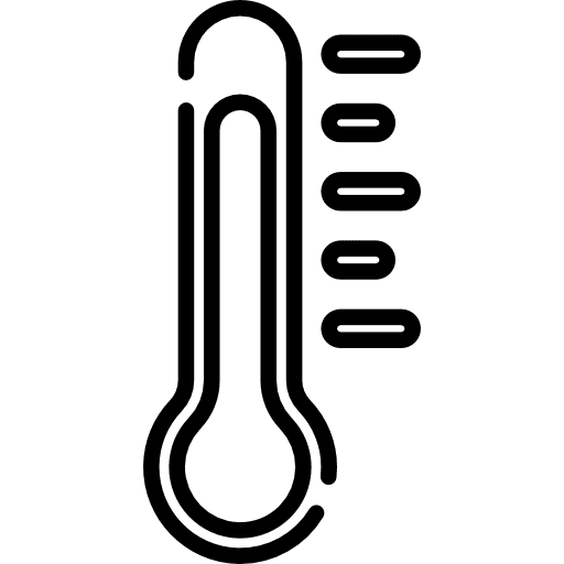 Thermometer celsius tools and utensils weather icon